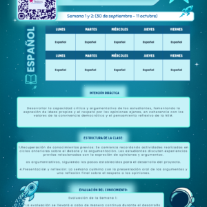 Planeación Telesecundaria Primer Grado Primer Trimestre