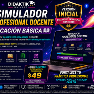 🚀 Simulador Profesional Docente Educación Básica | Desarrollo Profesional Continuo | Versión Inicial
