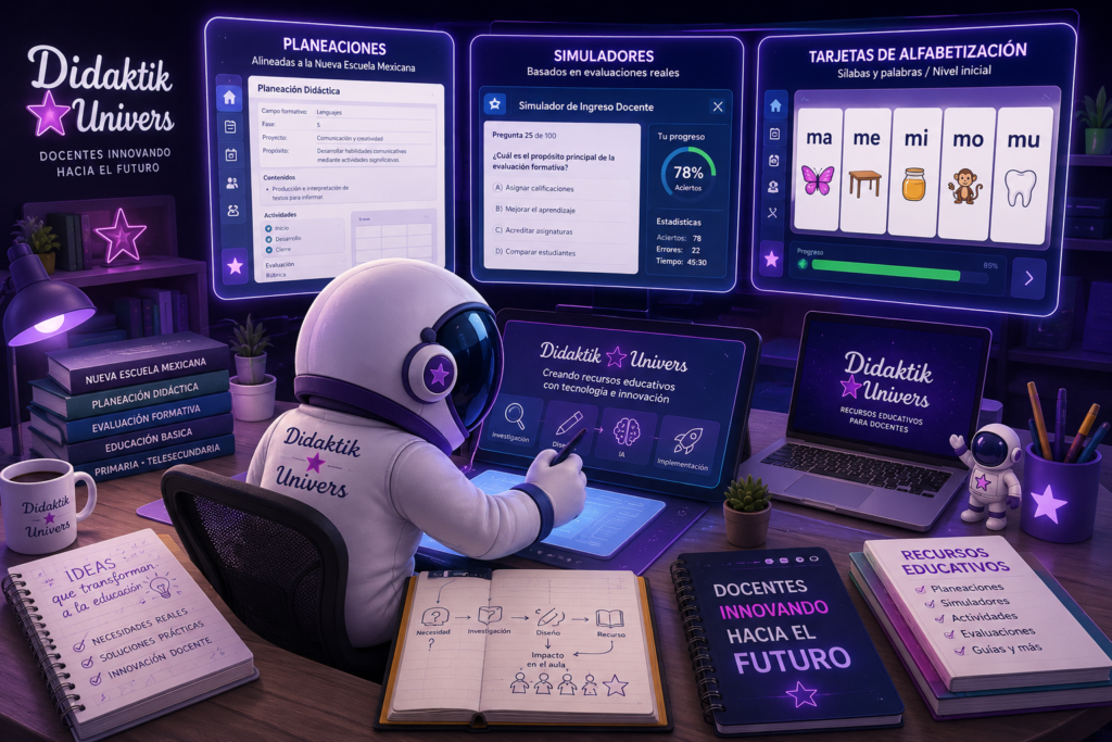 Didaktik-Univers-Astronauta-Creando-Recursos-y-Contenido-Educativo